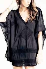 Corsica Short Cape Black