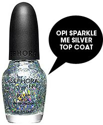Sephora by OPI’s Sparkle Me Silver