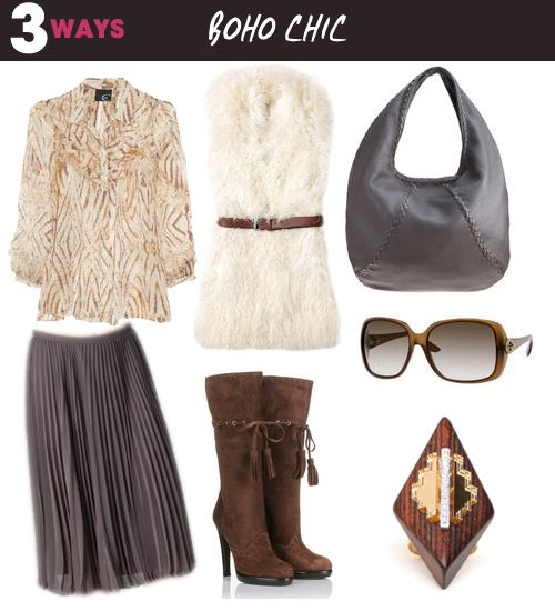 Three Ways To Wear a Halston Midi Skirt