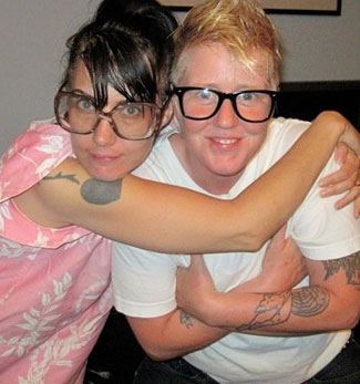 Kathleen Hanna and Sini Anderson