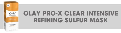 Olay Pro-X Clear Intensive Refining Sulfur Mask