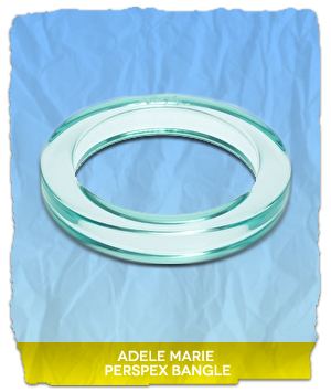 Adele Marie Perspex Bangle