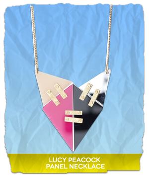Lucy Peacock Panel Necklace