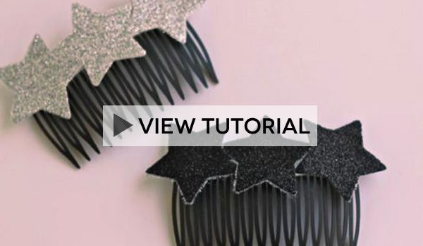 Star Hair Combs Tutorial