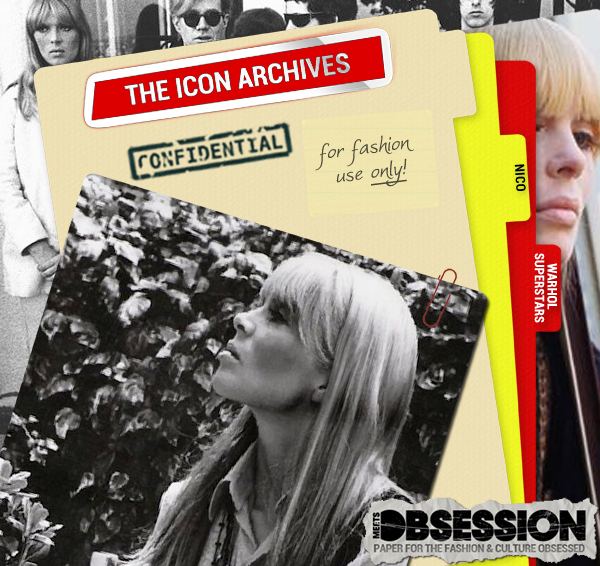 The Icon Archives: Warhol Superstar Nico (1)