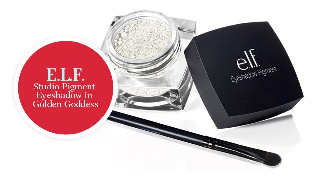 E L F Studio Pigment Eyeshadow In Golden Goddess
