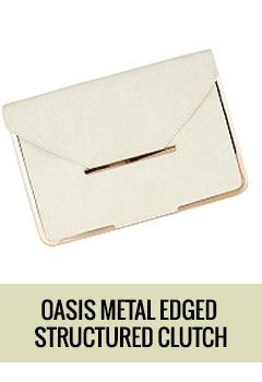 Oasis Metal Edged Structured Clutch