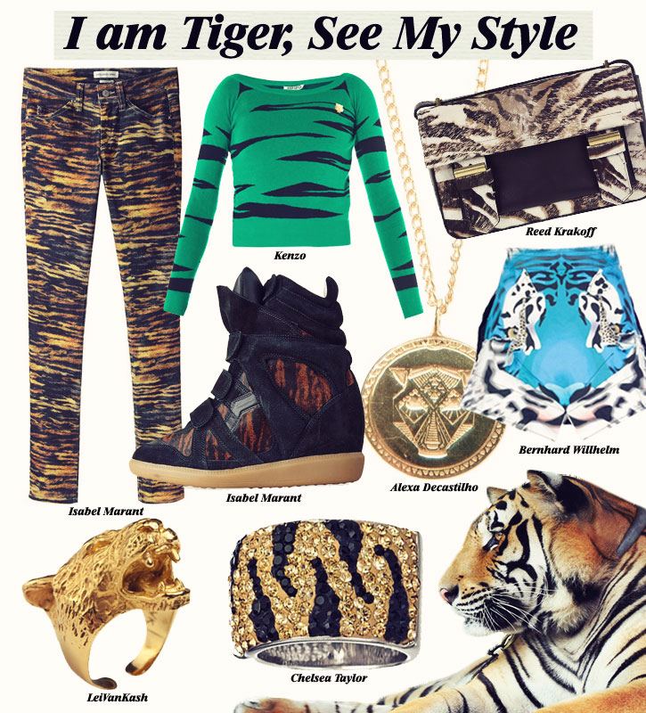 Make A Big Roar: Tiger Prints And Motifs