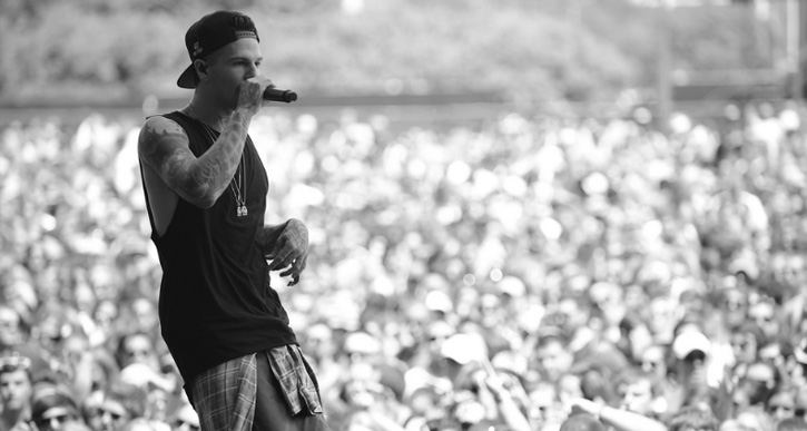 The Neighbourhood performs live at Lollapalooza 2013. Photo: Dave Mead.