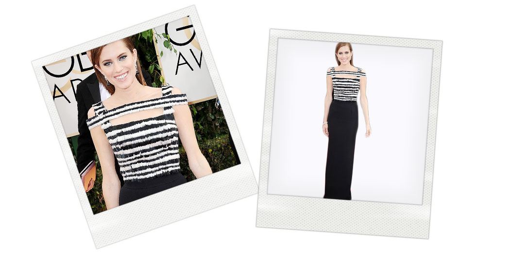 Allison Williams In Alexander McQueen