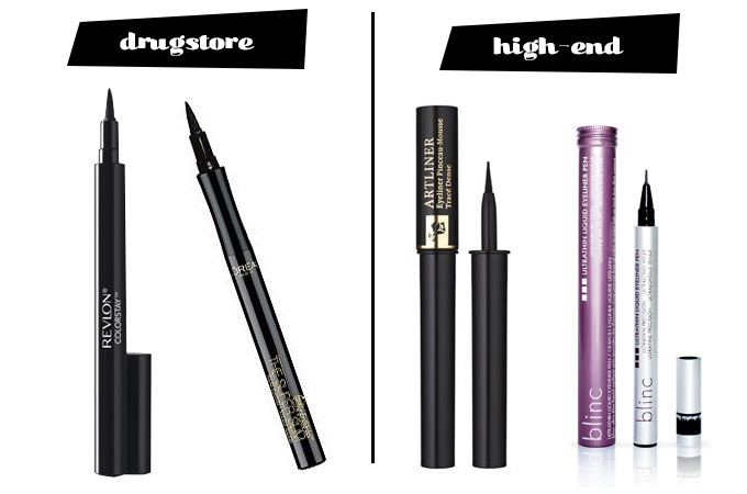 Drugstore Vs High End Eyeliner