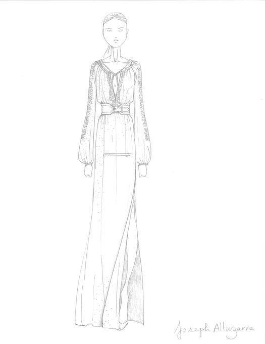 Altuzarra for Target Maxi Swiss Dot Sketch