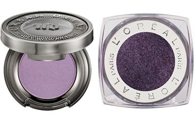 L'Oréal Infalliable Eyeshadow In Perpetual Purple And Urban Decay Eyeshadow In Asphyxia