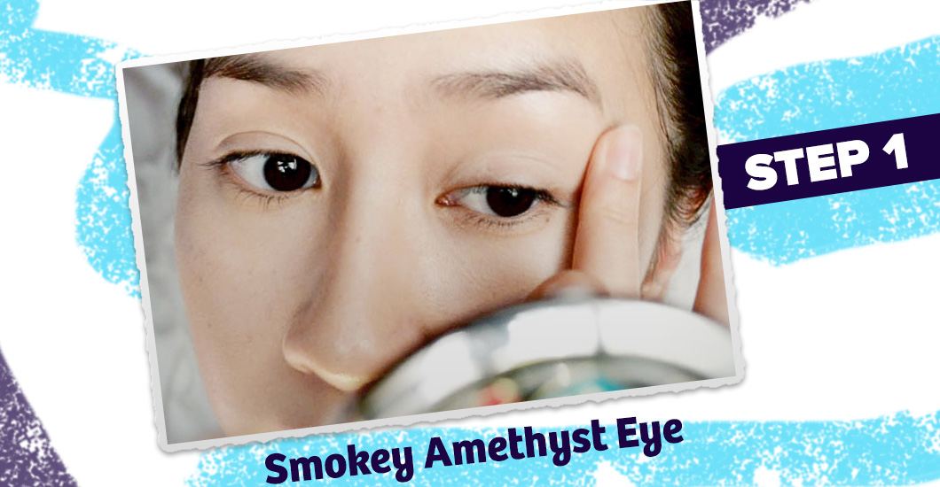 Smokey Amethyst Eye STEP 1