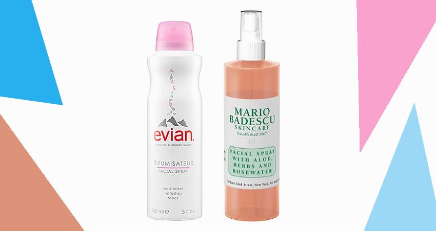 Evian Mineral Water Spray And Mario Badescu Facial Spra