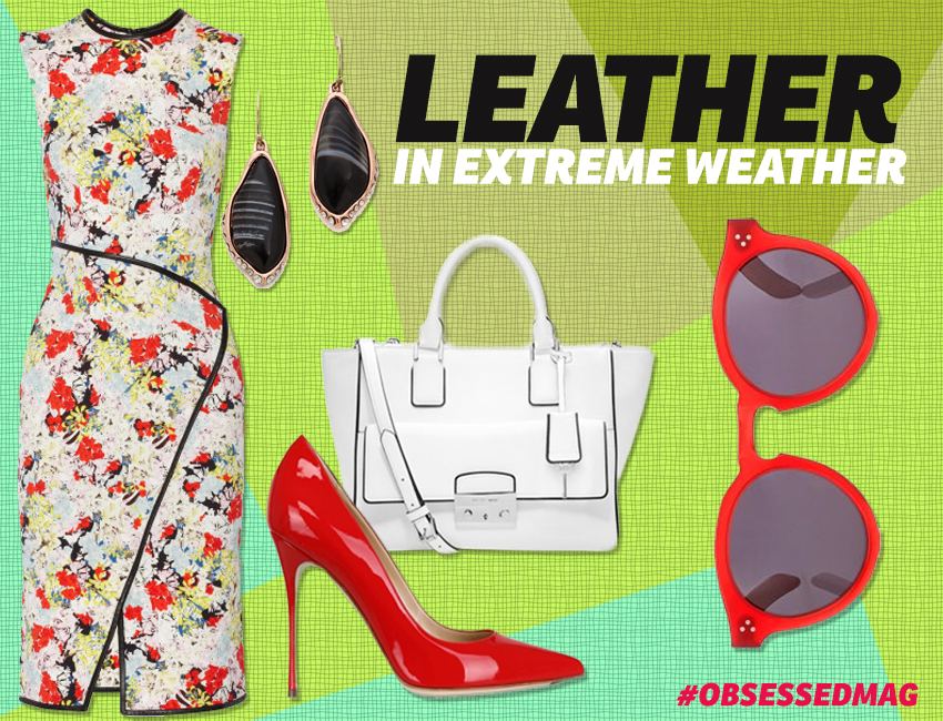 Leather In Extreme Weather Look 2