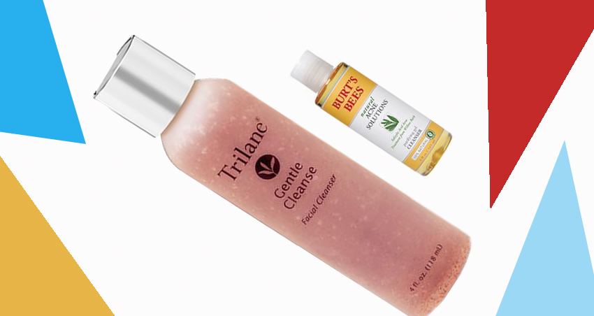 Trilane Gentle Cleanser And Burt's Bees Acne Body Wash